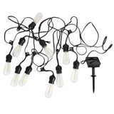 LED-Lichtkabel 10 Stück 6 m Solar 1000 mAh IP44