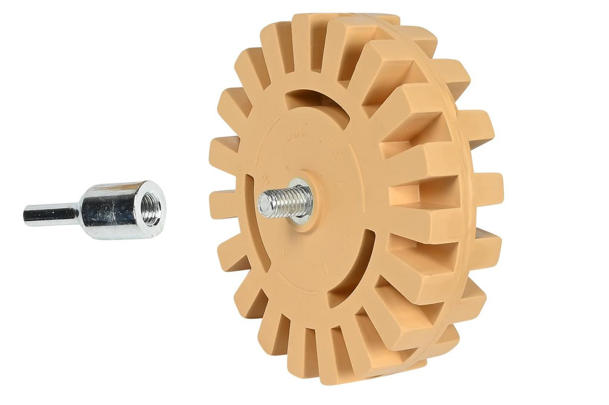 Rubber eraser wheel/ foil eraser 100 mm