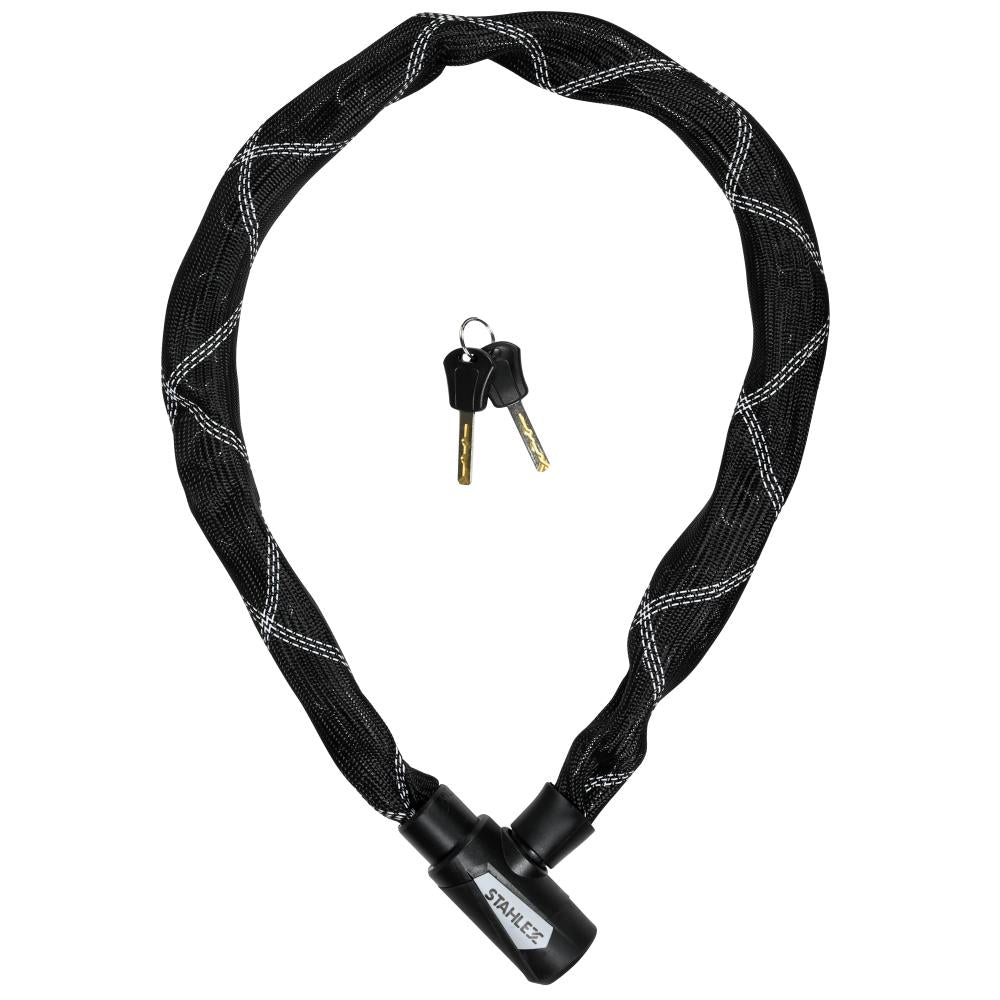 Chain padlock + safety cover safelock 8 x 1200 mm reflection