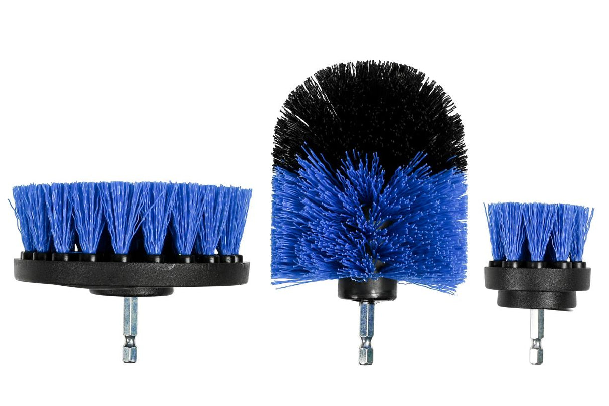 Borstel set voor boormachine 3 dlg