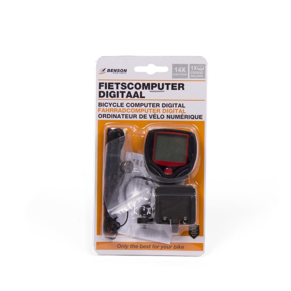 Fietscomputer digitaal bedraad 14 functies