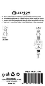 Nez de robinet coudé et articulé 150°
