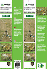 Sectorsproeier op driepoot 30-360°