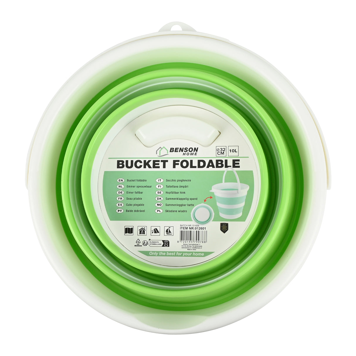 Seau pliable 10 ltr