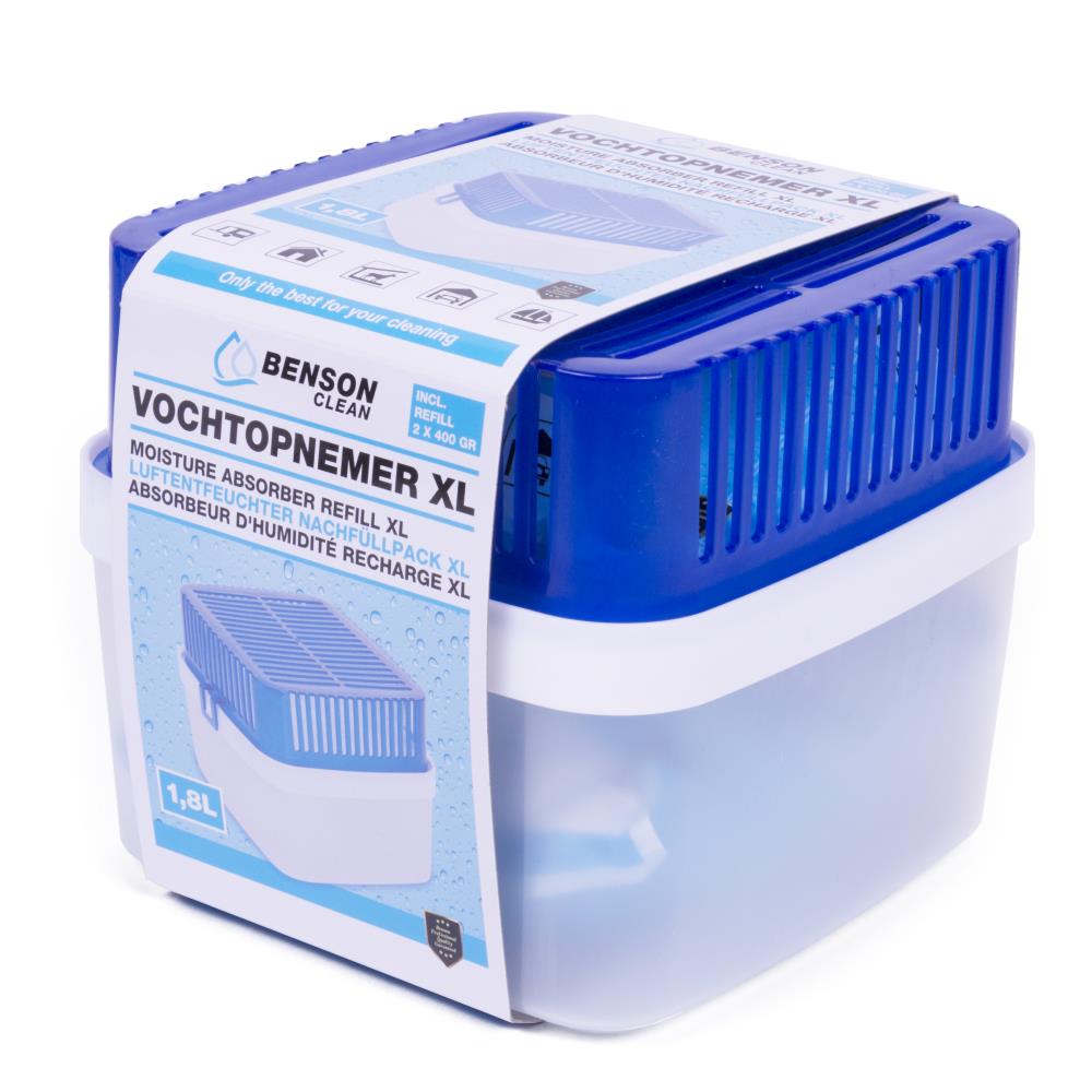 Absorbeur d'humidité XL 1,8 ltr 2 x 400 g