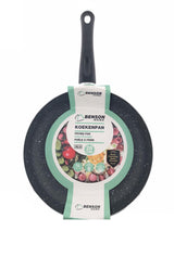 Frying pan 28 cm alu marble non stick coating