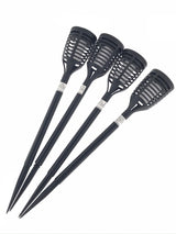 Gartenlampe Solar Fackel 41 cm Flame Effect 4-tlg