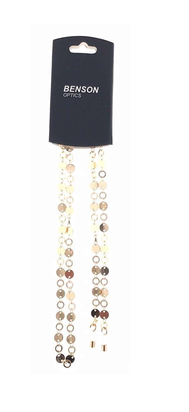 Brillenband harper goldenes Metall