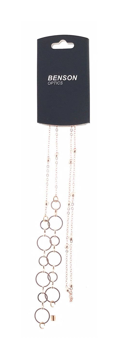 Brillenband poppy goldenes Metall