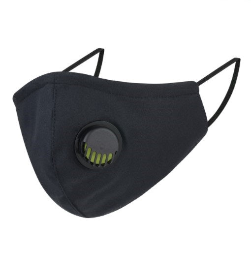 Masque avec soupape d'exhalation réutilisable