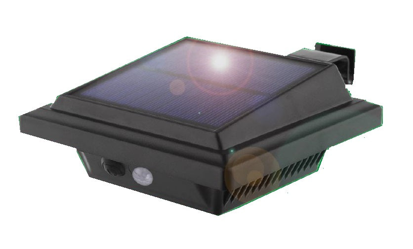 Lampe murale plate solaire led+ pir détecteur IP65