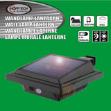 Wall lamp flat solar LED + pir sensor IP65