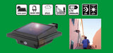 Wall lamp flat solar LED + pir sensor IP65