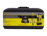 Cross line laser self-leveling with tripod