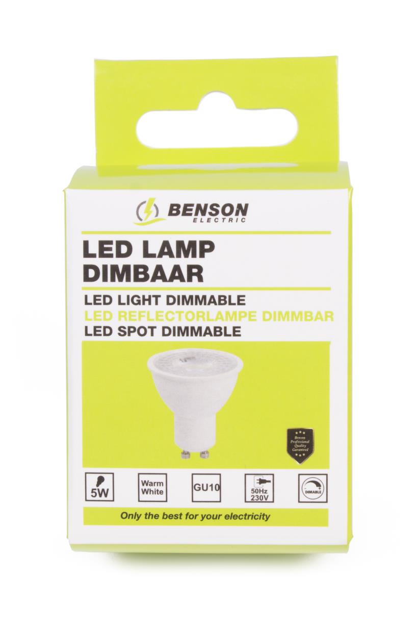 LED light GU10 5W dimmable