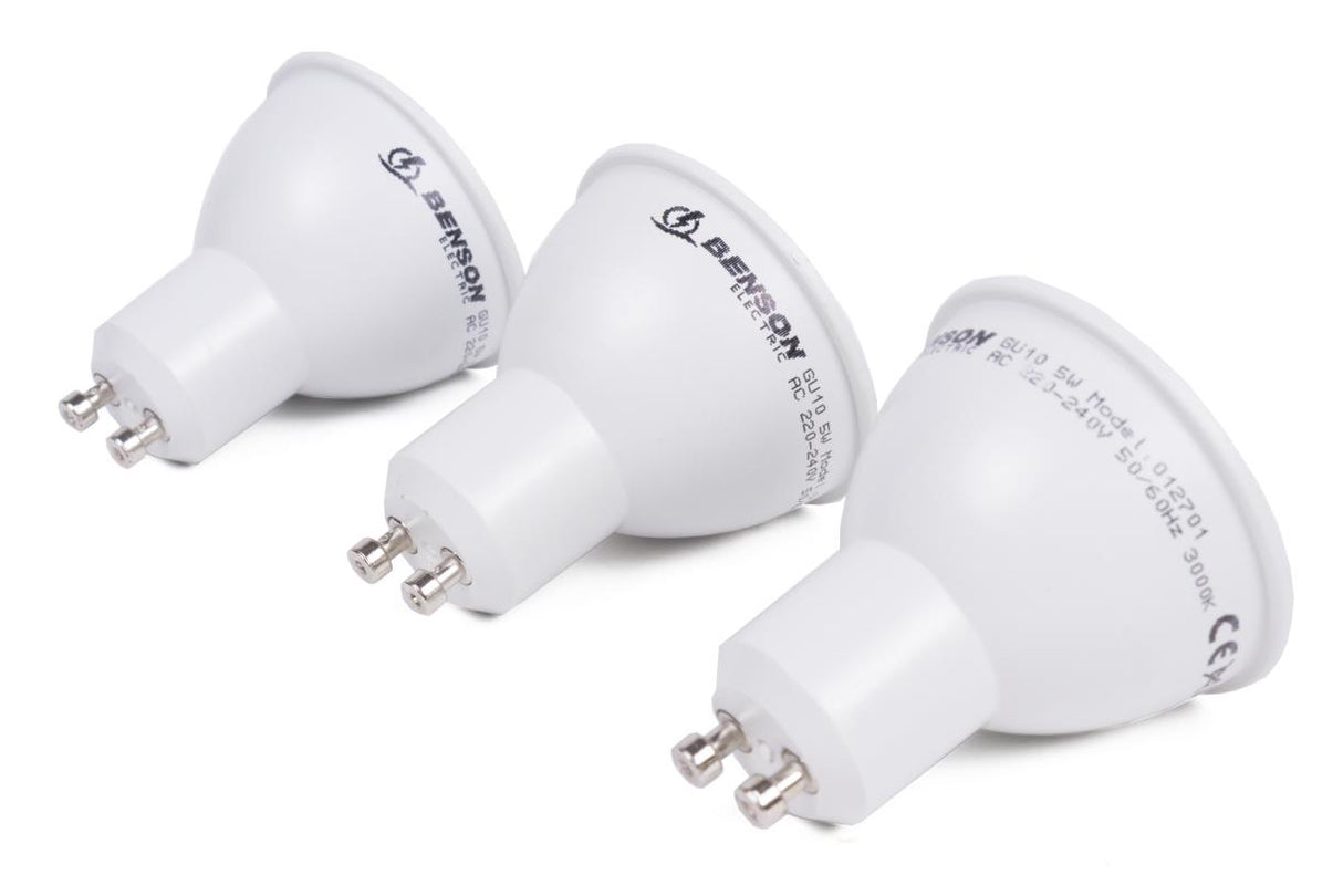 LED light GU10 5W 3 pcs dimmable