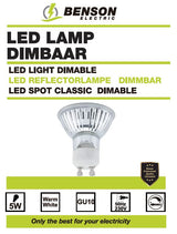 LED light GU10 5W glass version dimable