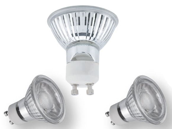 LED light GU10 5W glass version dimable 3 pcs