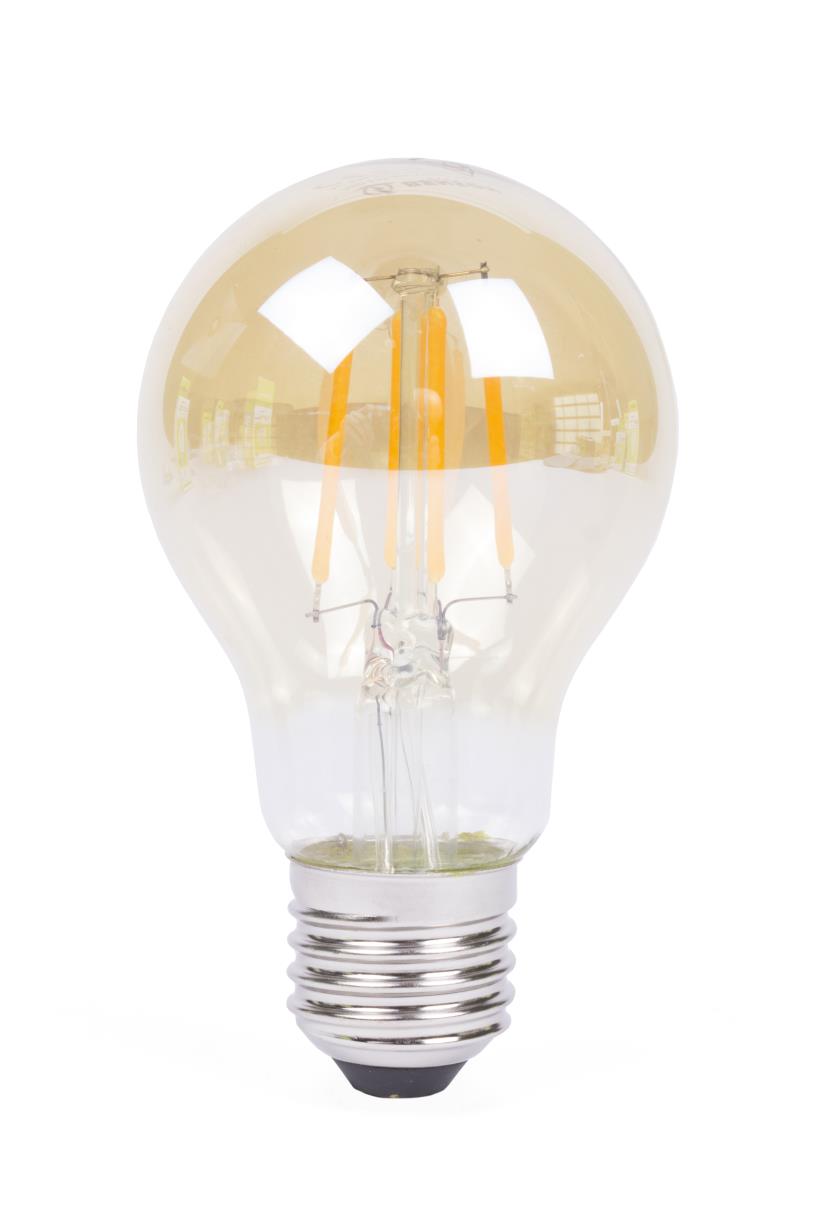 LED light bulb filament A60 4W E27 amber dimable
