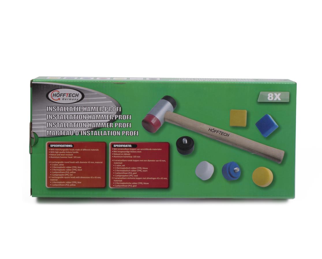 Installation hammer 8 pcs profi