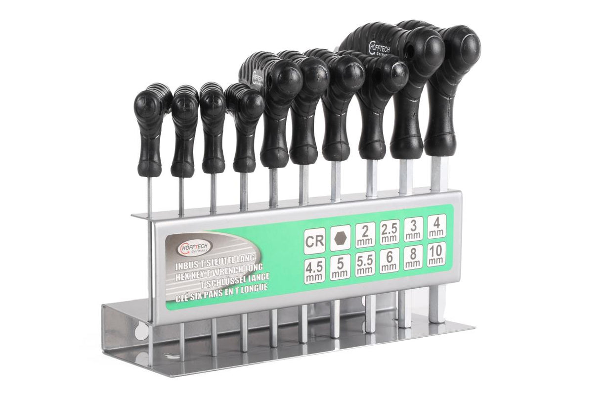 Hex key t wrench 10 pcs long