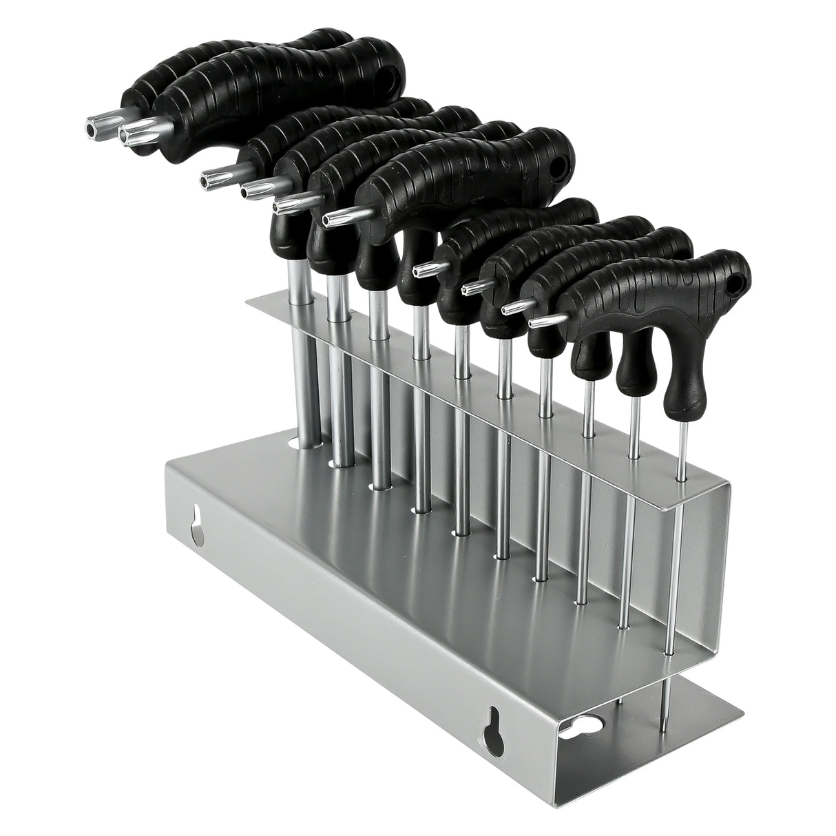 Jeu de clé torx en t longue 10 pcs avec support