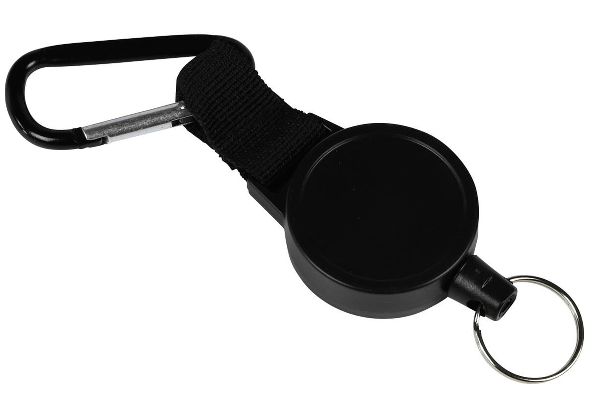 Roller clip key ring