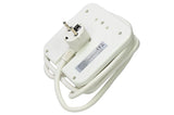 Steckdosenquadrat 3-fach + SK + 2 USB 2.4 A + 1,5 m