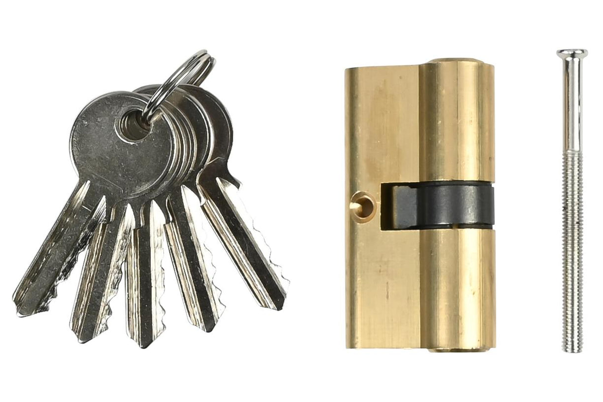 Euro profile cylinder 60 mm brass