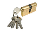Euro profile cylinder 60 mm brass