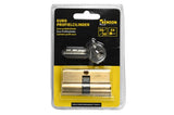 Euro profile cylinder 60 mm brass