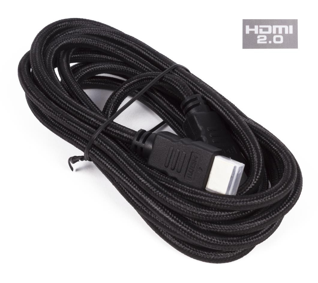 Câble HDMI 2.0 4k ultra hd gold plated 3 m