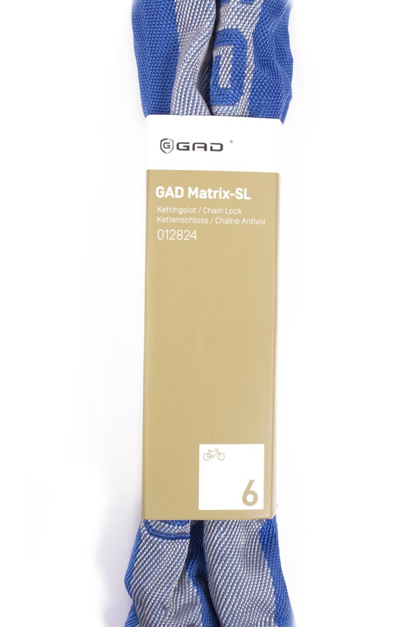 Chaîne antivol GAD matrix-sl 7 x 1100 mm bleu