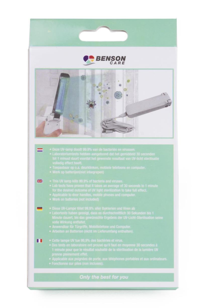Desinfection uv-c de la lampe