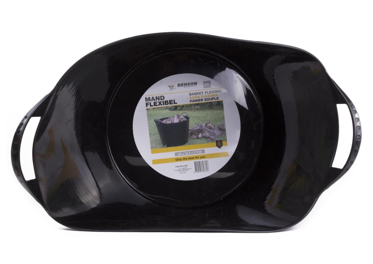 Basket flexible 45 ltr black