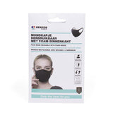 Face mask reusable with foam inside