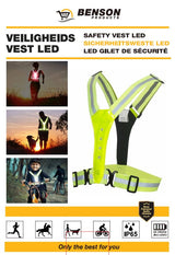 Safety vest led