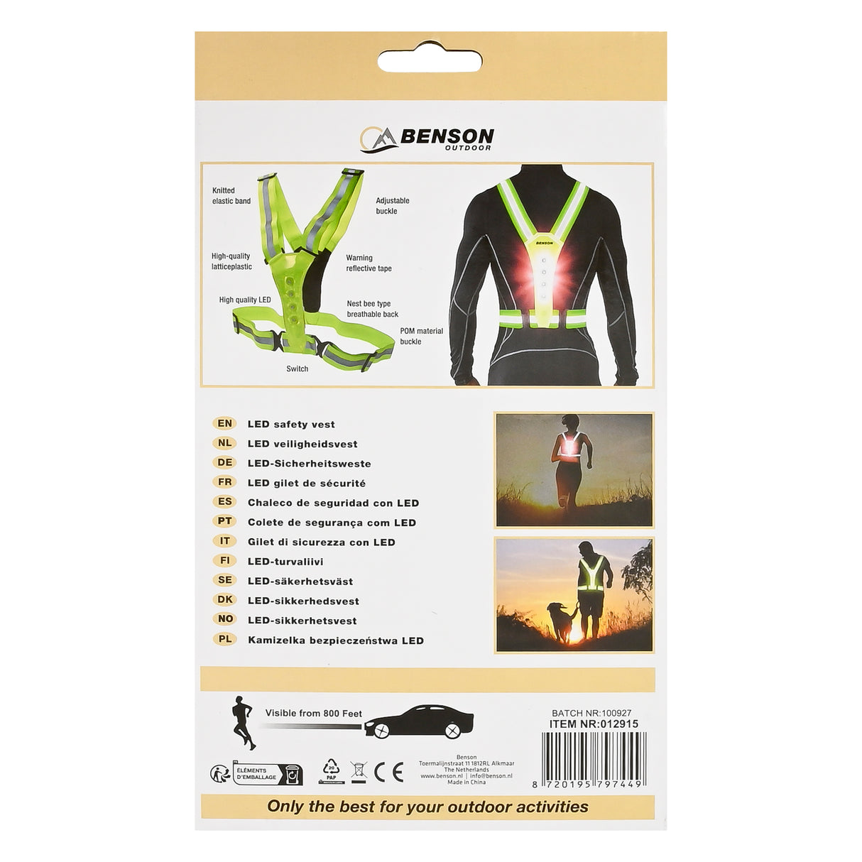 LED veiligheidsvest