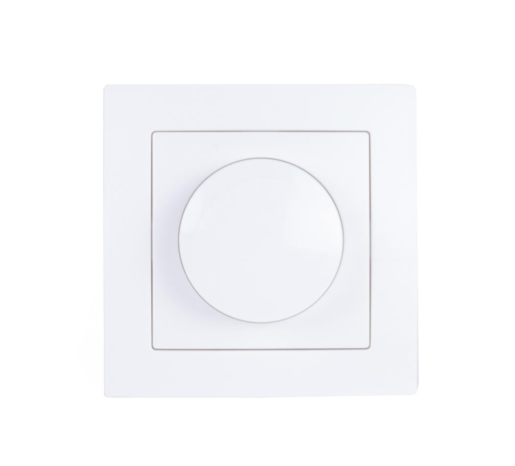 Prise murale LED variateur encastrable blanc