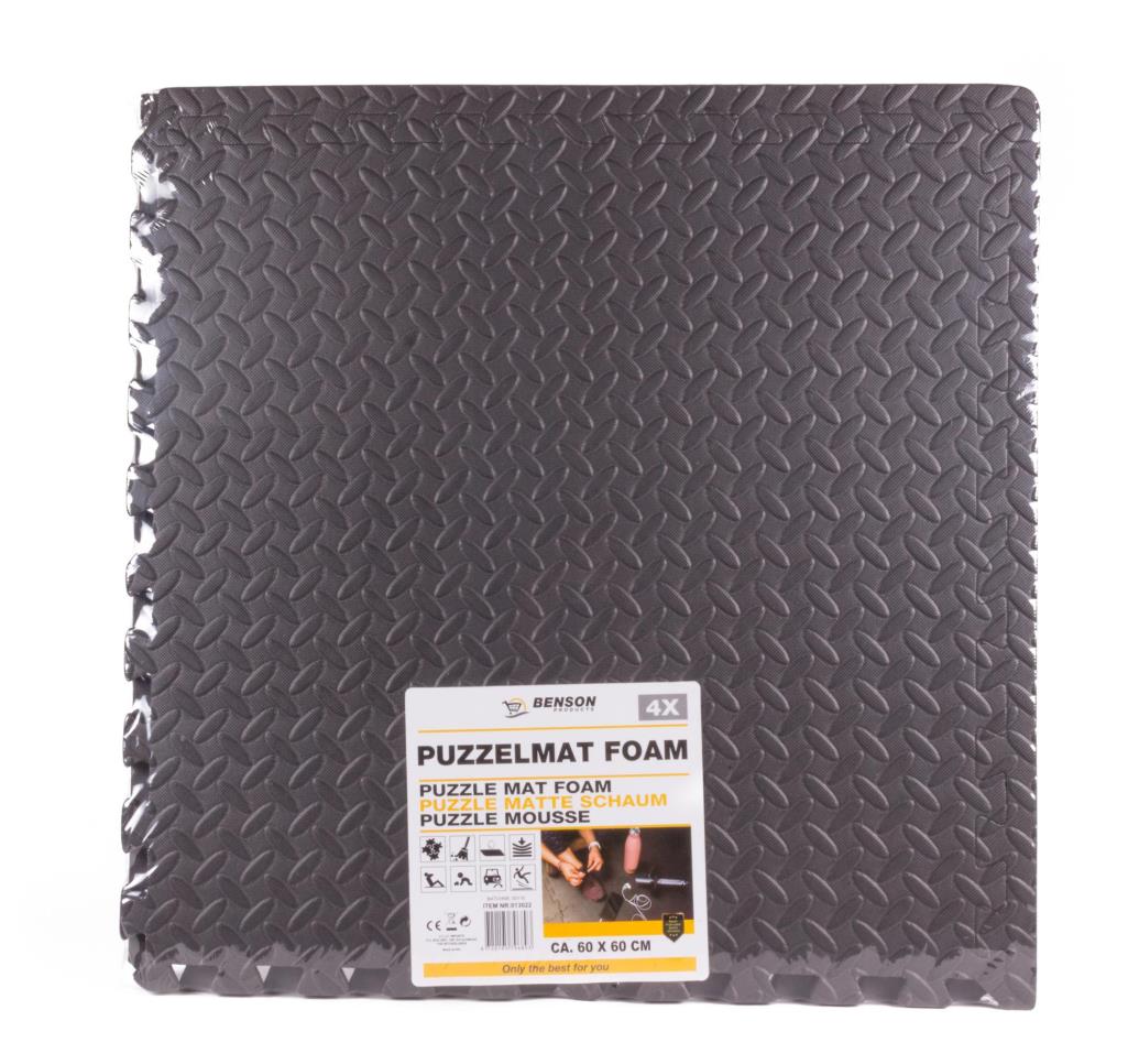 Puzzle mat foam 60 x 60 cm 4 pcs