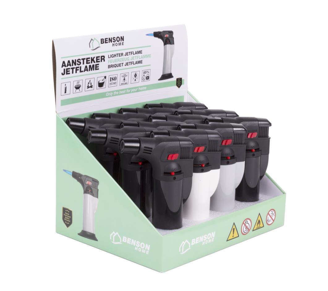 Aansteker jetflame display