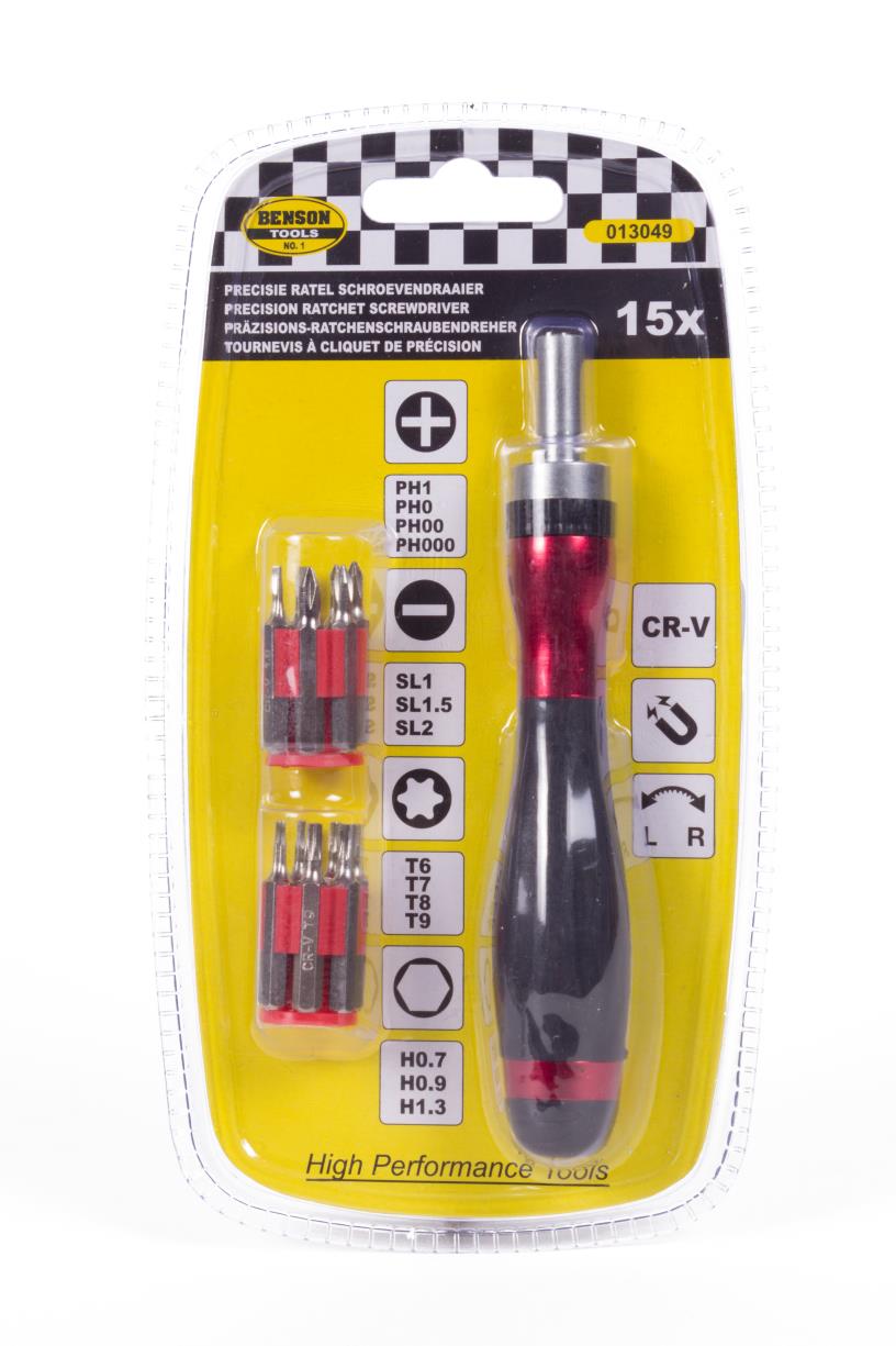 Precision ratchet screwdriver 14-in-1