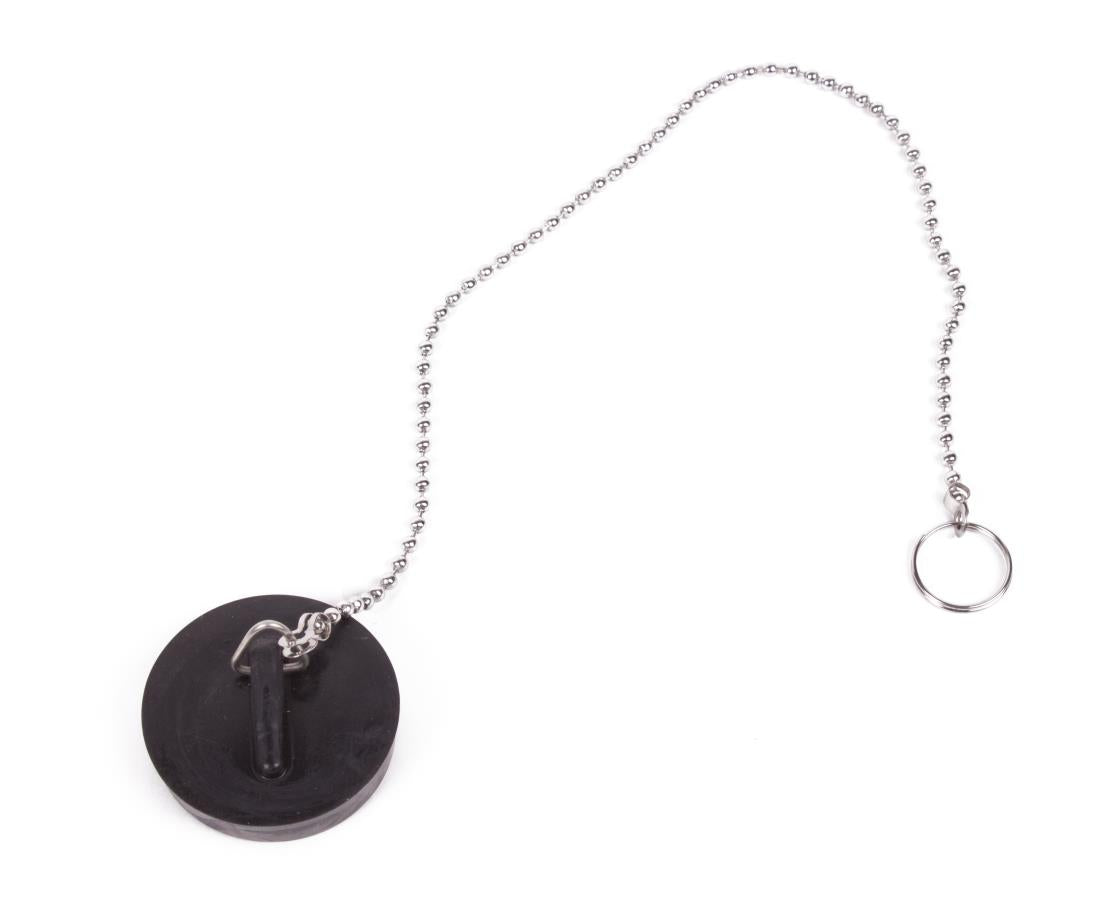 Sink plug 44 mm + SS chain 30 cm