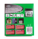 LED huisnummmer solar RVS 1.2V 200 mAh IP44