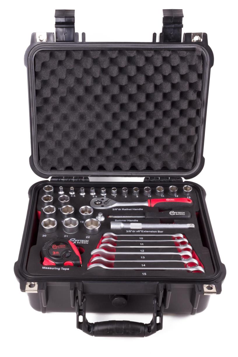 Tool set 59 pcs in case