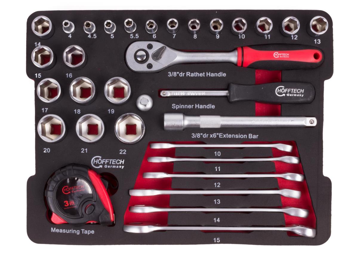 Tool set 59 pcs in case