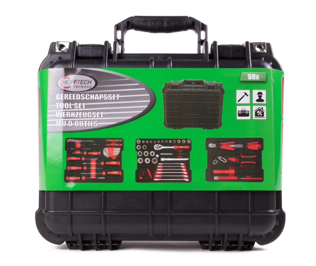 Tool set 59 pcs in case