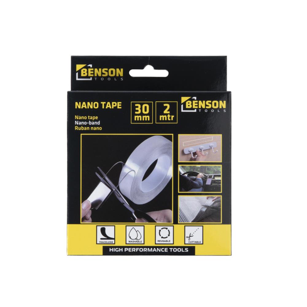 Nano tape dubbelzijdig herbruikbaar 30 mm x 2 mtr