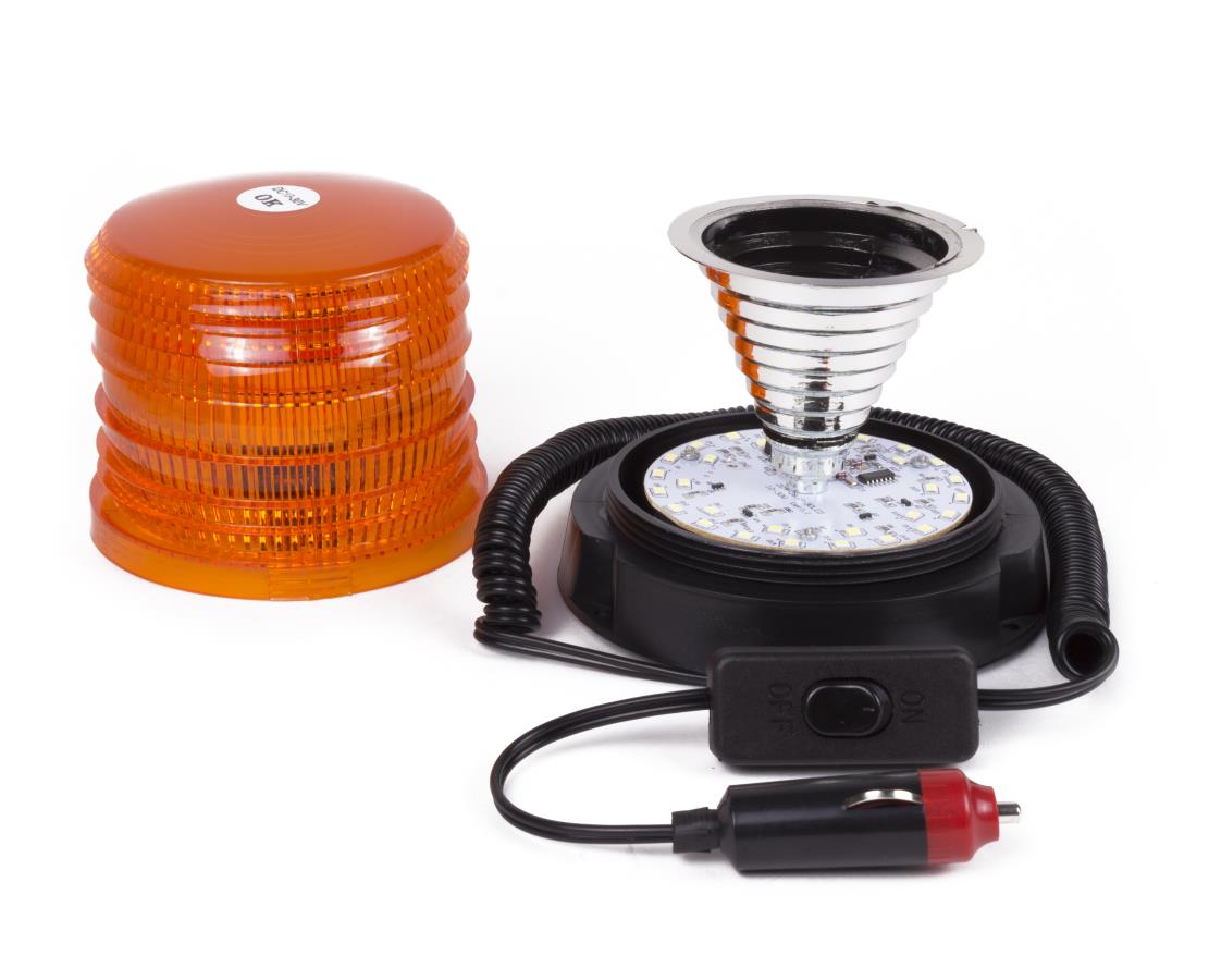 Balise de sécurité LED orange 12V