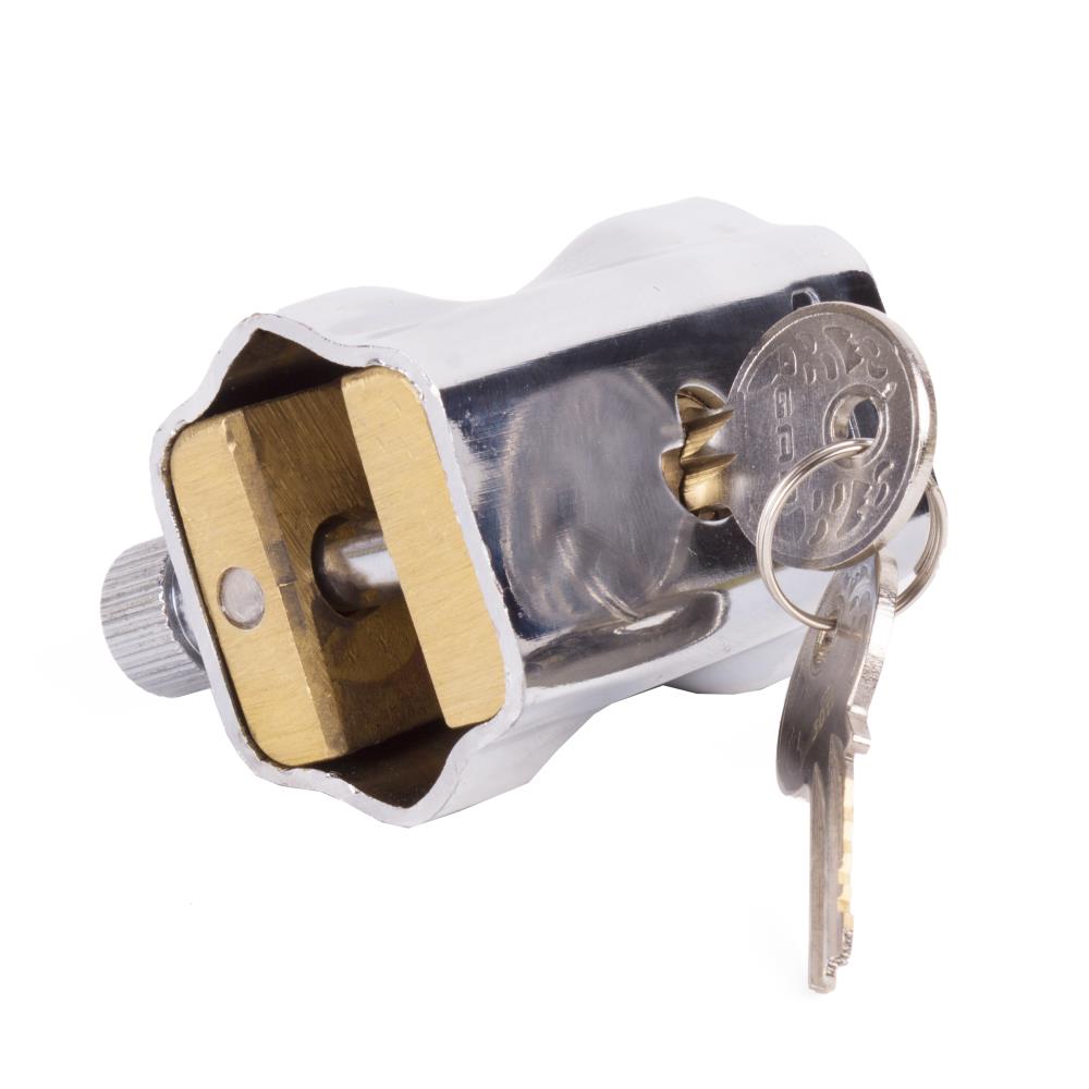 Lock GAD-star with 2 pins 10 mm brass